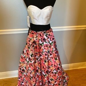 formal dress 2-piece